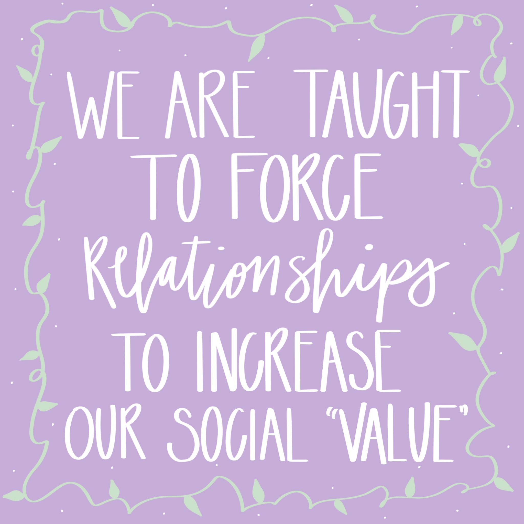 Why You Probably Shouldn't Learn About Love From Disney Princesses -Quote: We are taught to force relationships to increase our "social value." Relationship Myths Busted