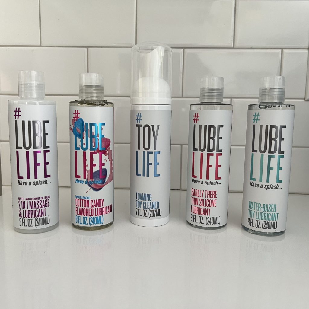 #lubelife water based silicone massage oil lubricant sexual sex ed