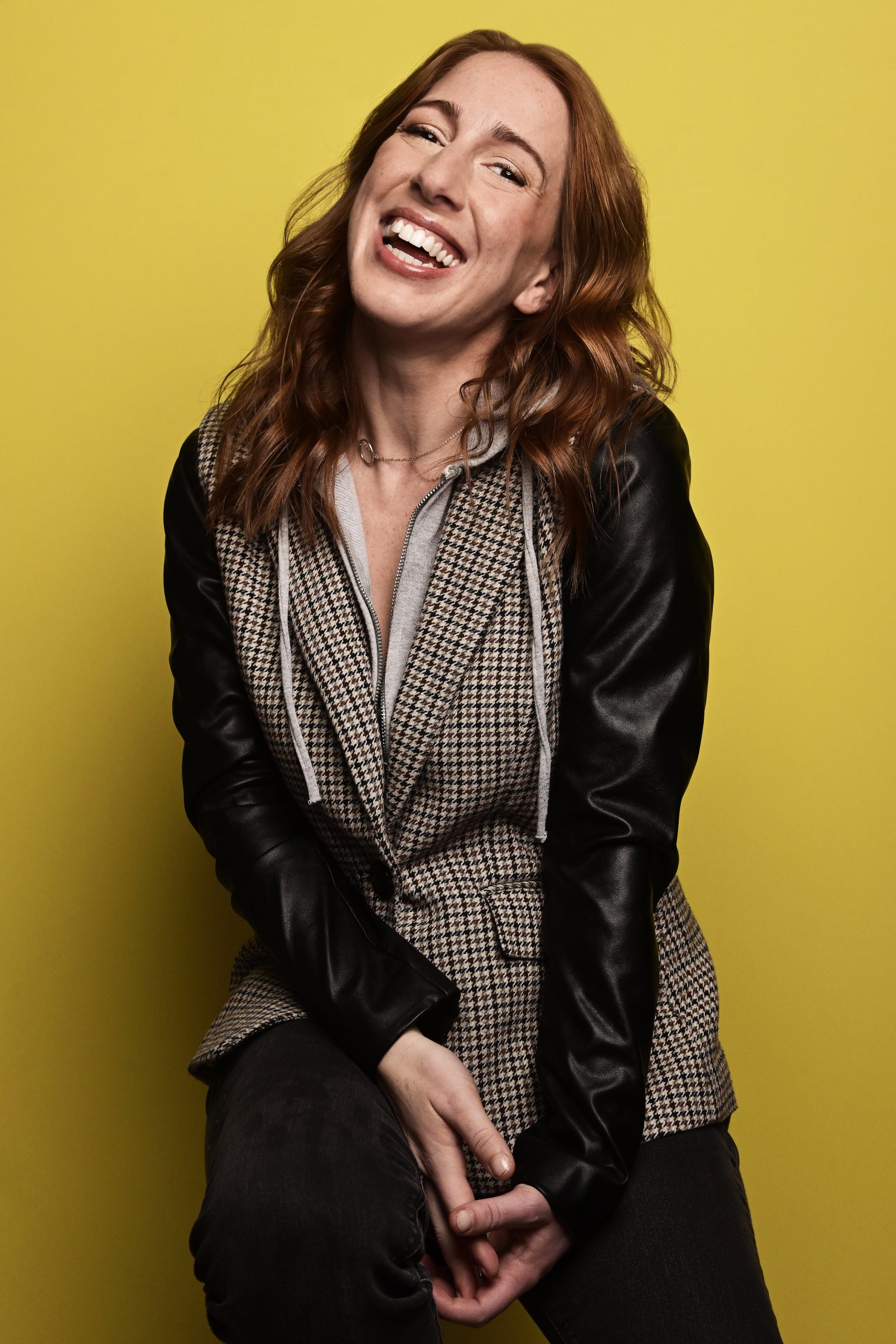 Rachel Wright Headshot Yellow Background